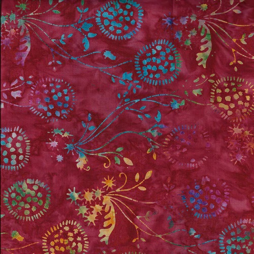 Murano Batik     Rose   Stemmed Floral