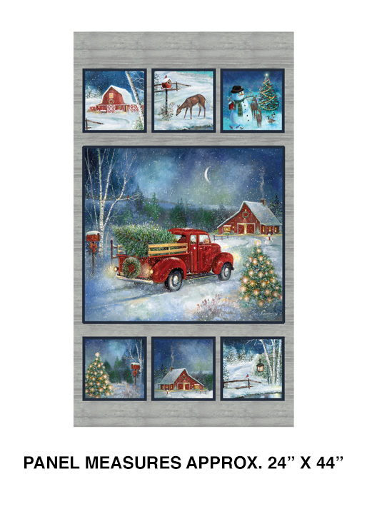 Holiday Journey Panel     Multi           24” X 44”