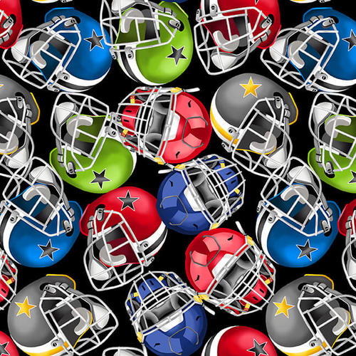 Love of The Game   Black Football Helmets