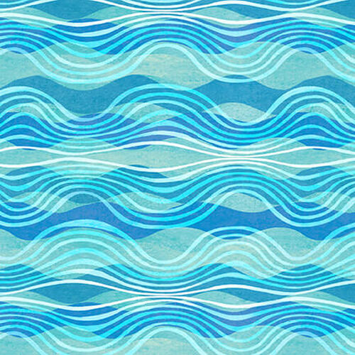 Beach Bound   Water Digital Print    Aqua