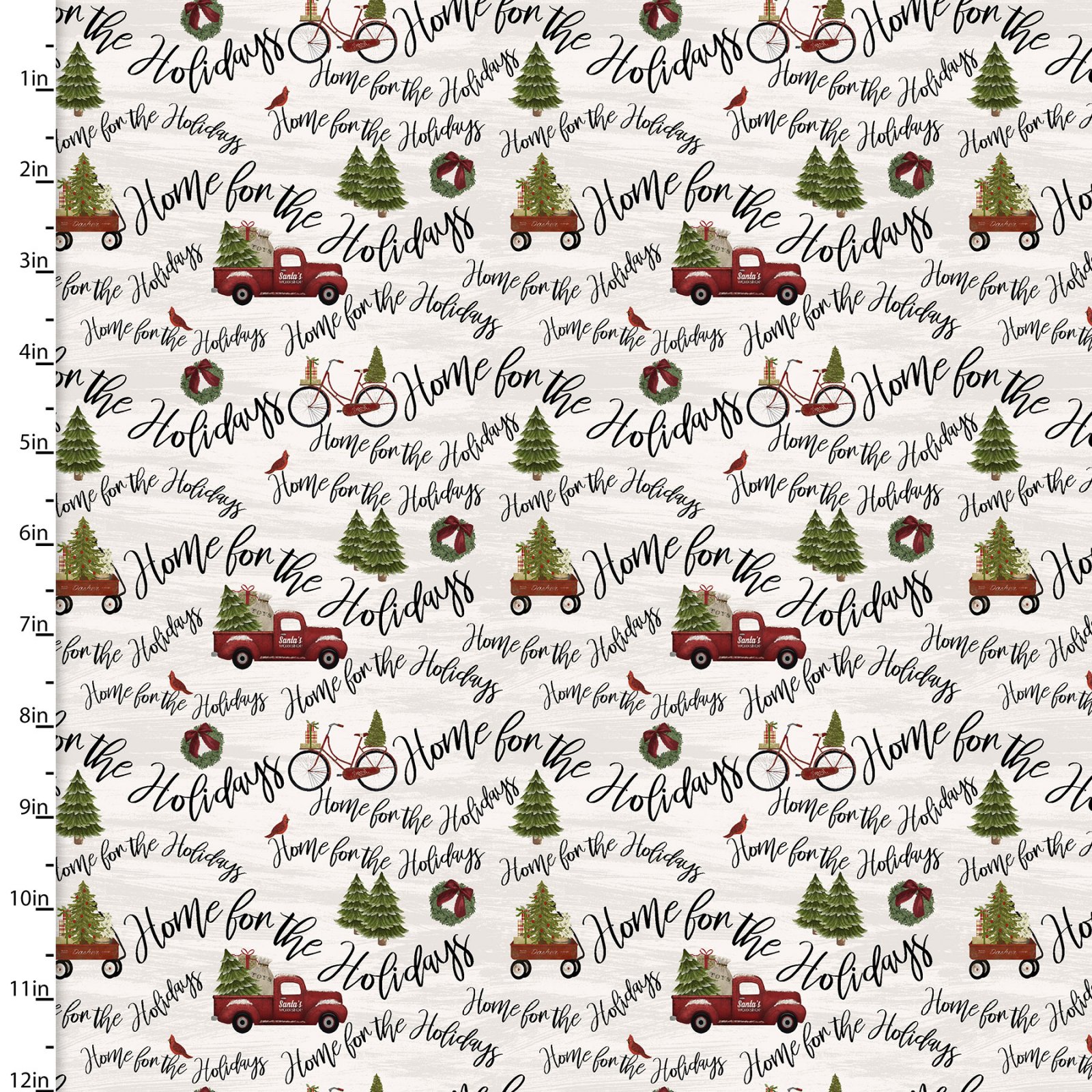 A Panel, Quilting Fabric from The Great Outdoors Collection by Connie Haley  from 3 Wishes, 160030-RED-CTN-D