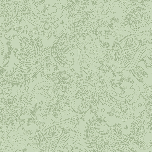 Tonal Paisley Medium  Green