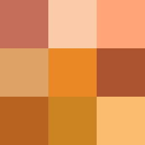 Orange/Rust/Coral