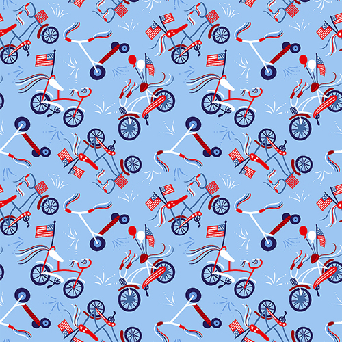 Patriotic Parade Bicycles