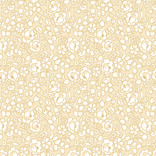 Rose Floral  Beige