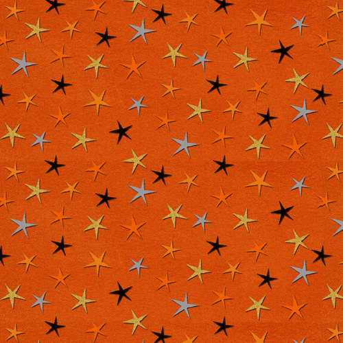 Cheekyville Orange Stars