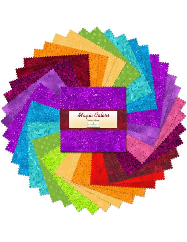 Magic Colors Essentials   5 Karat Crystals    42  5" Squares