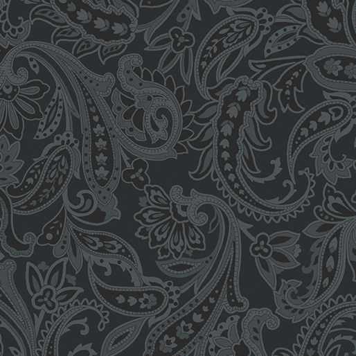 Jackie's Paisley Black