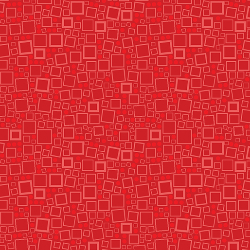 Anything Goes Squares and Dots Red
