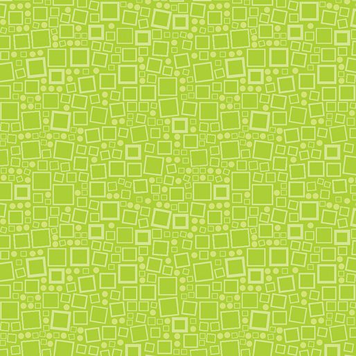 Anything Goes Squares and Dots Lime