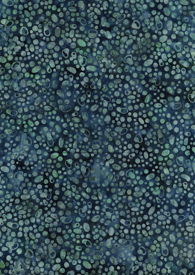 Droplets Navy/Moss