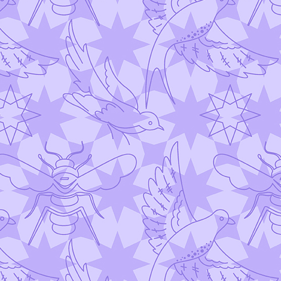 Sun Print Luminance    Flourish    Lavender