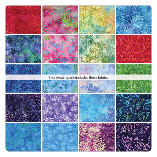 Bali Blooms 5 X 5 Pack  (42) Pieces