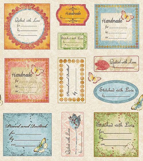 Quilt Labels Panel