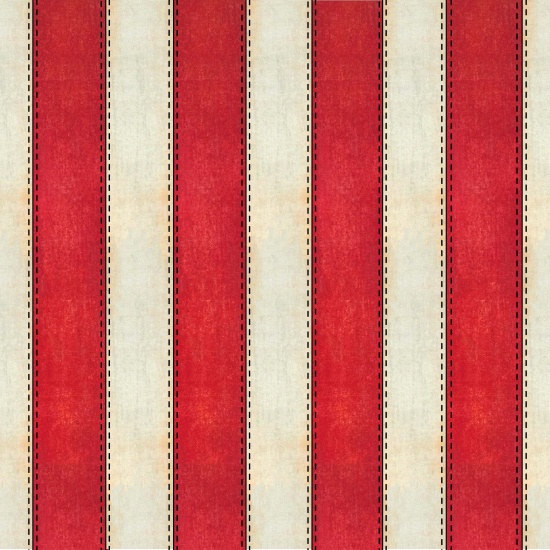 American Honor - red  and cream patriotic stripe