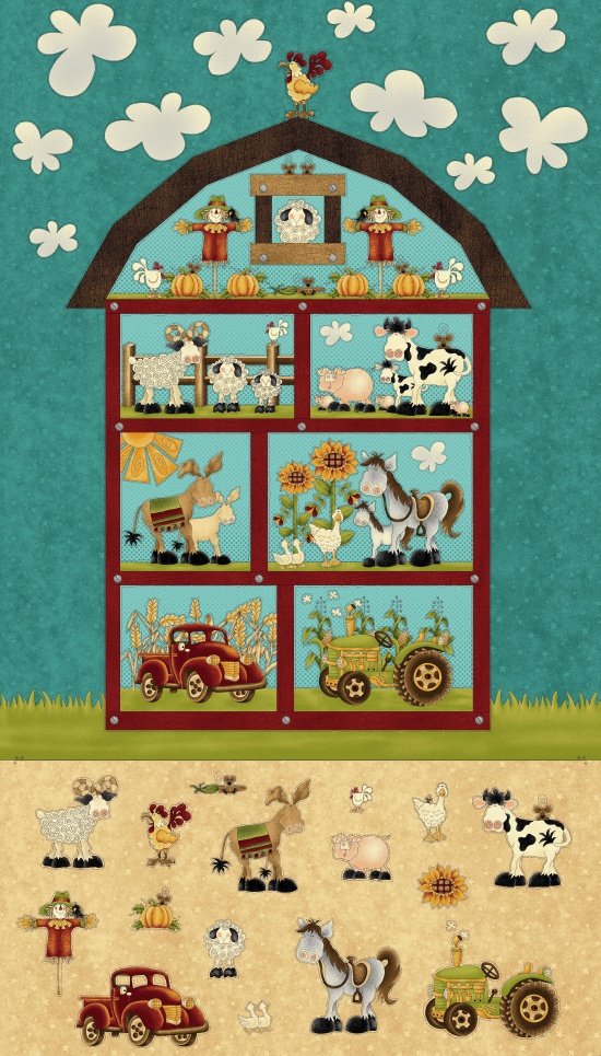 McAnderson's Farm Barn Panel Teal