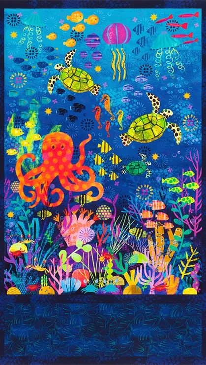 Octopus Garden Panel Ocean