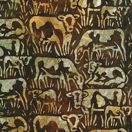 Artisan Batiks Farm Country (Cattle) Nature