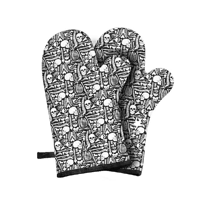 Elegantly Frightful-Oven Mitts - FREE Download