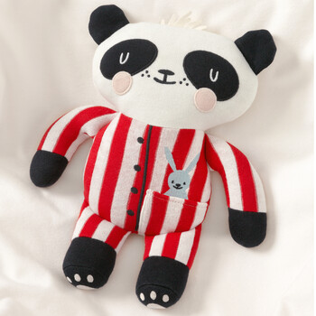 Hello Sleepy     DIY Knit Doll Kit      Panda and Bunny