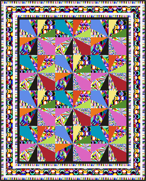 Geo Topia Quilt- FREE PATTERN