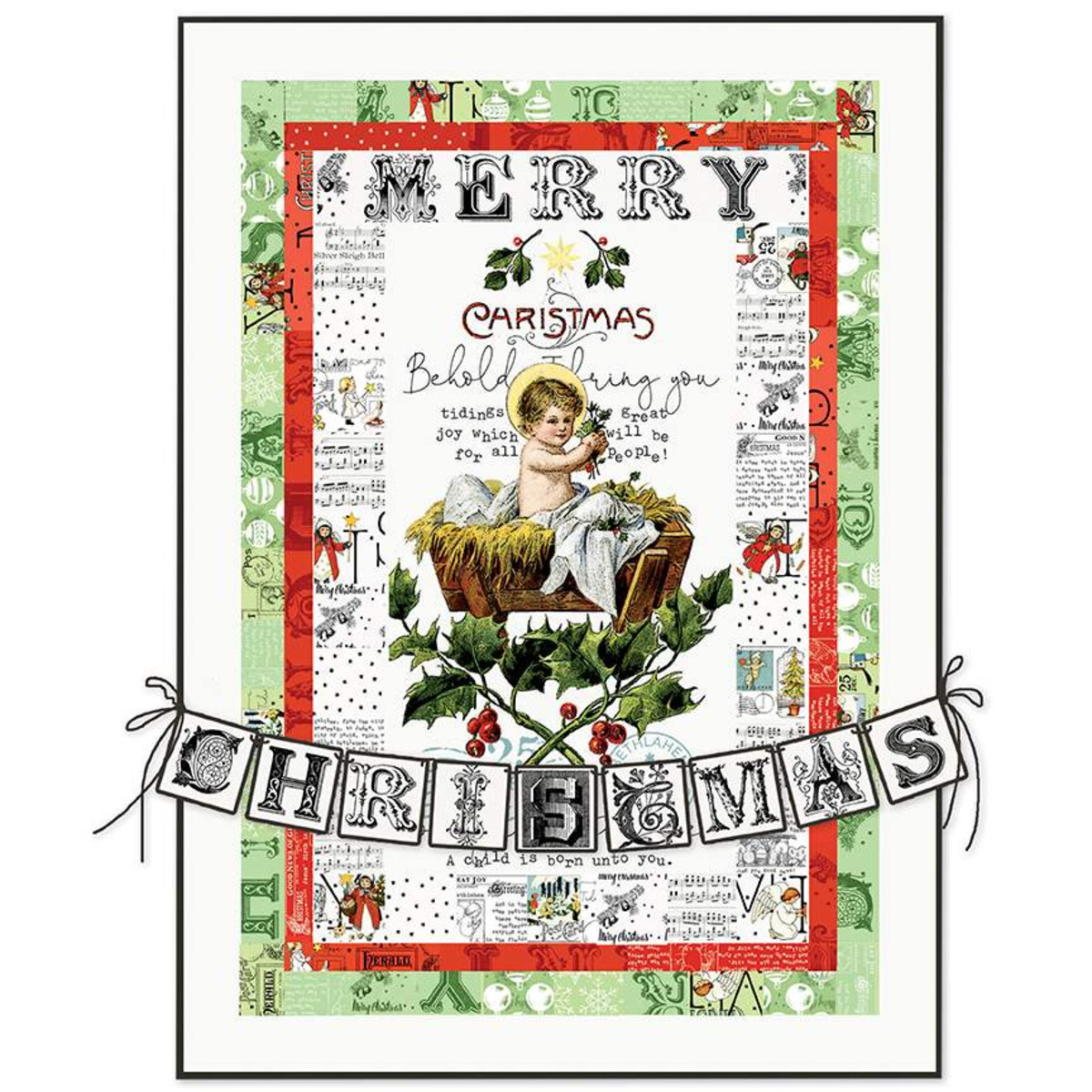 All About Christmas    Tidings of Great Joy Quilt Boxed Kit