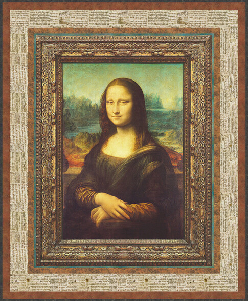 Leonardo DaVinci The Mona Lisa - FREE PATTERN