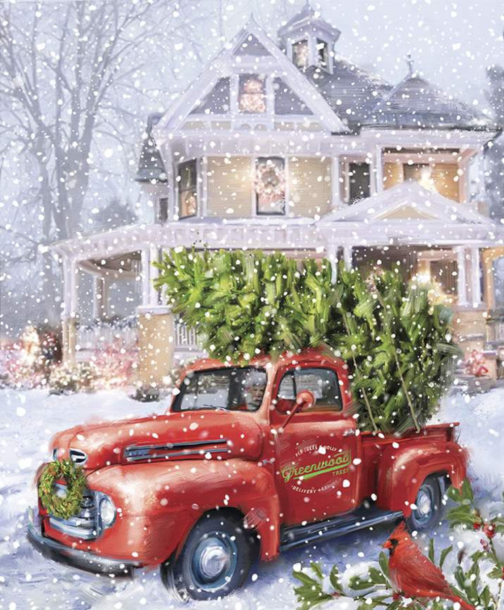 Christmastime is Here  36” x 43.5"   Panel  Christmas Delivery