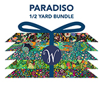 PARADISO   Half Yard Bundle   5 Half Yard Cuts