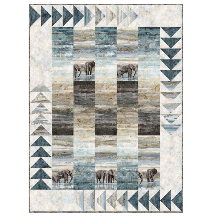 Follow the Leader Pattern featuring Northcott's "New Dawn"