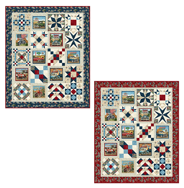 Main Street of America Pattern by Northcott