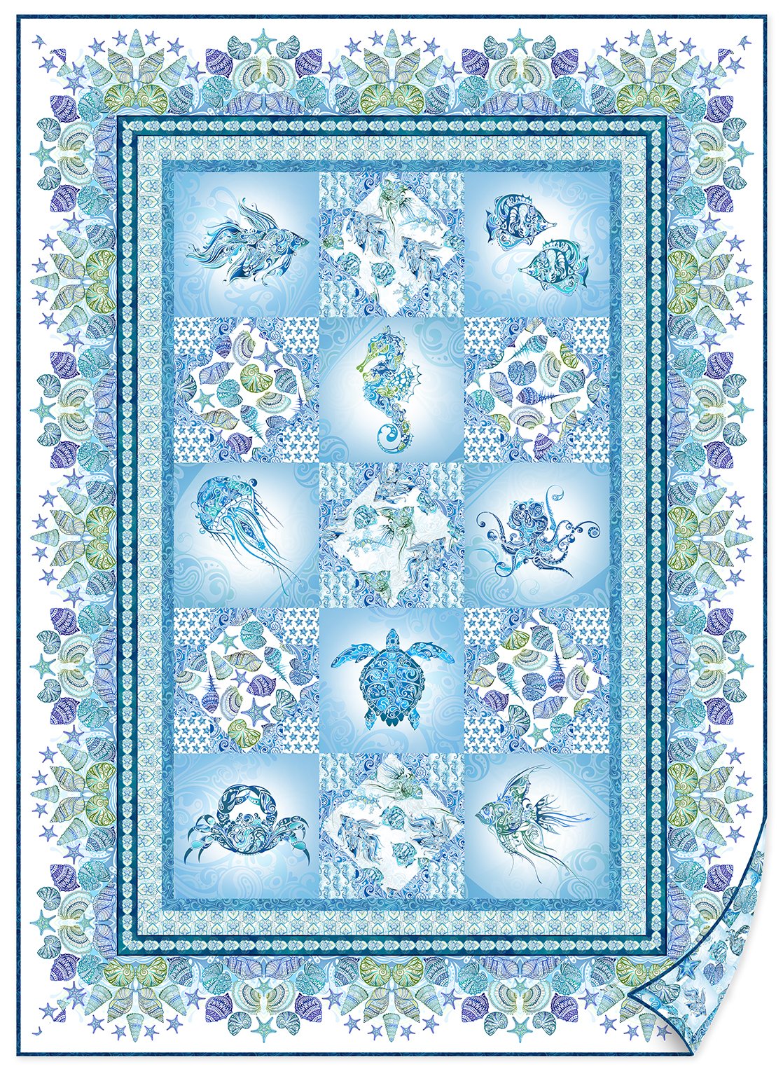 Wonder of the Ocean Quilt Pattern
