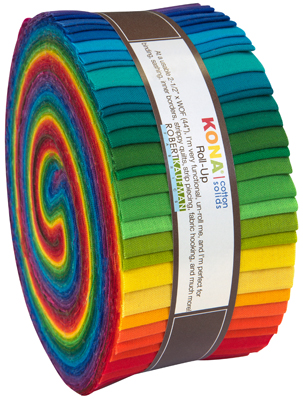 Kona Cotton New Classic Palette   41 - 2 1/2" x 40" Strips