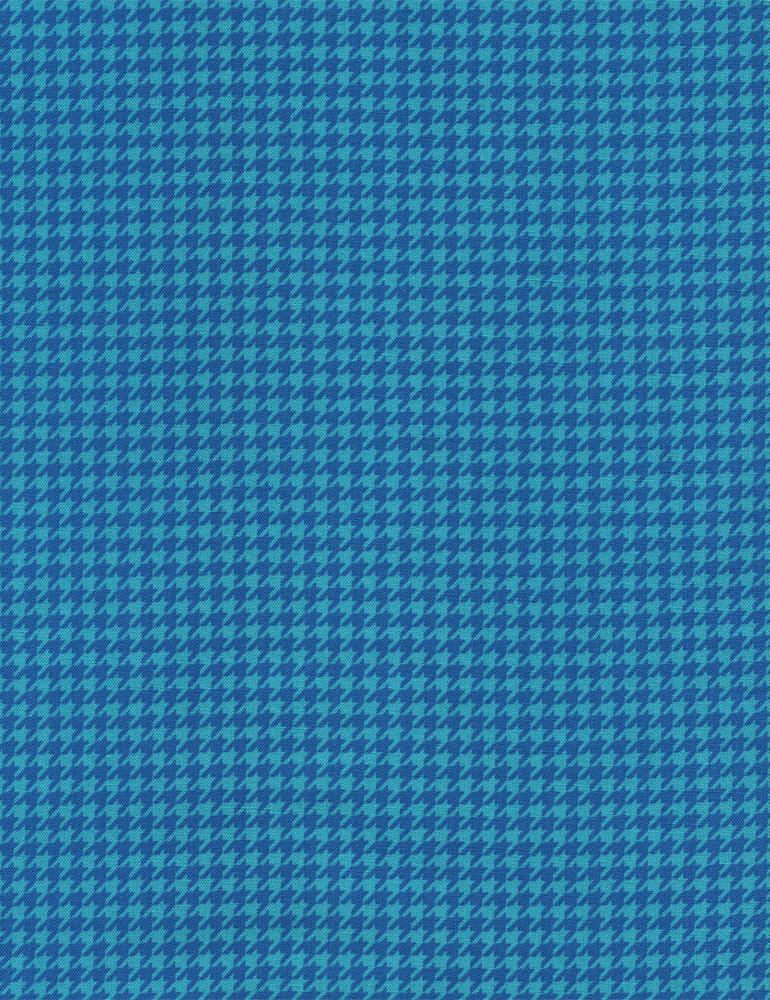 Tribeca Lauren Houndstooth Turquoise